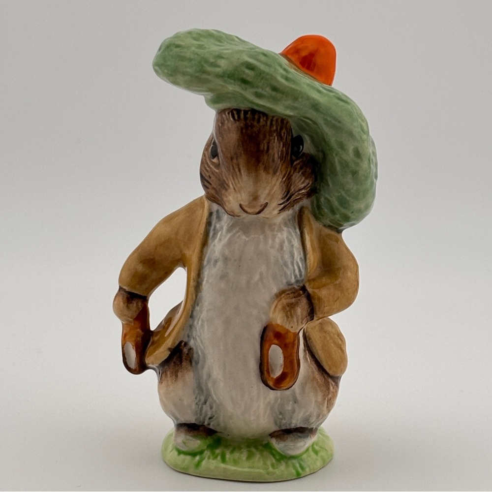 Vintage Beatrix Potter’s Beswick “Benjamin Bunny” Porcelain Figurine #2